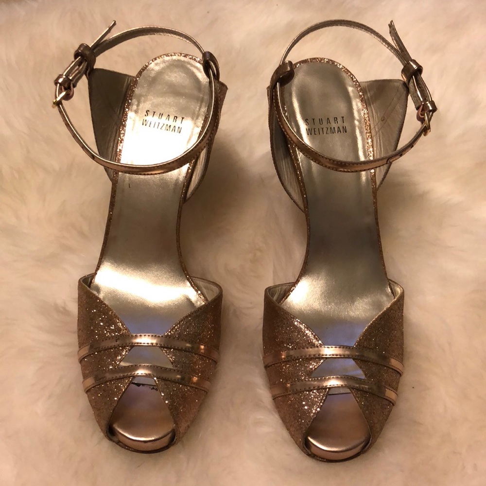 Stuart Weitzman Rose Gold Heel